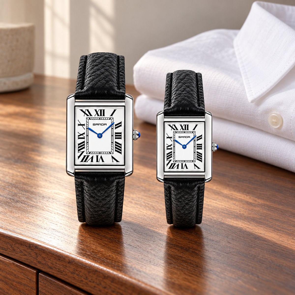 Coffret de montres Accord — Noir & Blanc — mise en scène 4