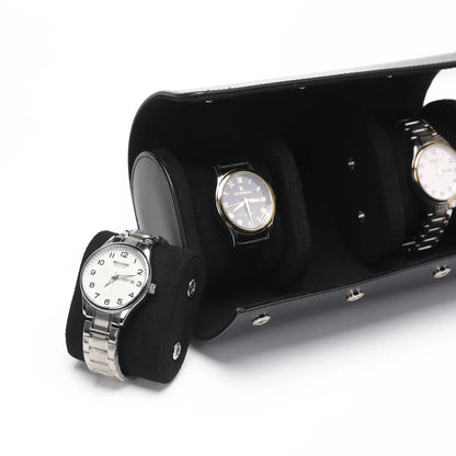 Écrin Nomade Trio — Noir — coussin amovible, montres non comprises