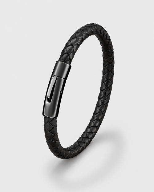 Sinochro CORDAGE BRACELET — Noir & Noir