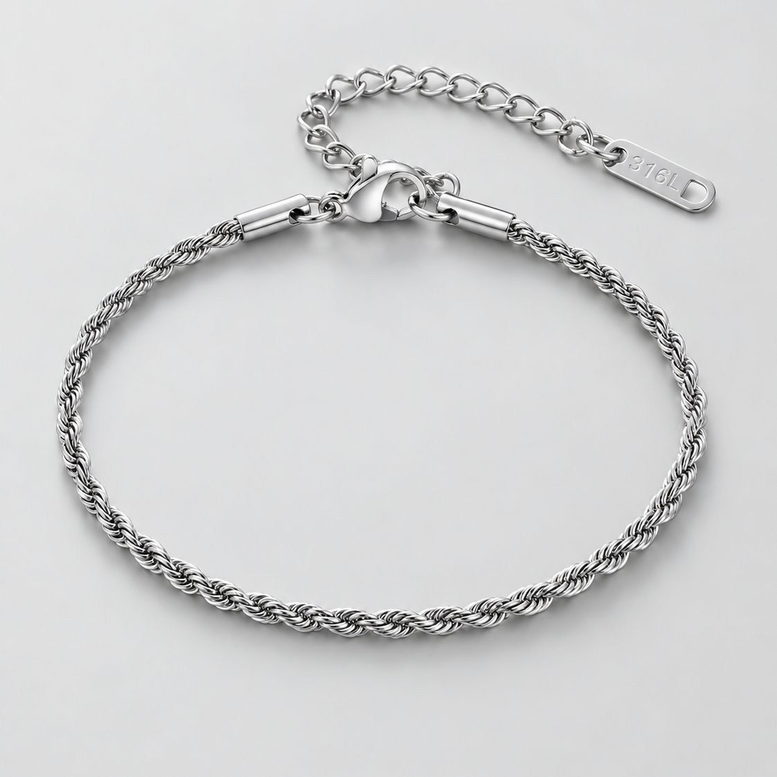 Sinochro ROPE BRACELET — Argenté