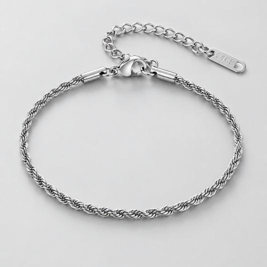 Sinochro ROPE BRACELET — Argenté