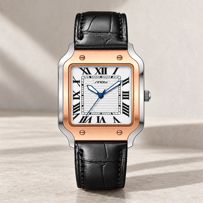 Montre Héritage — Rosé & Blanc — mise en scène 4
