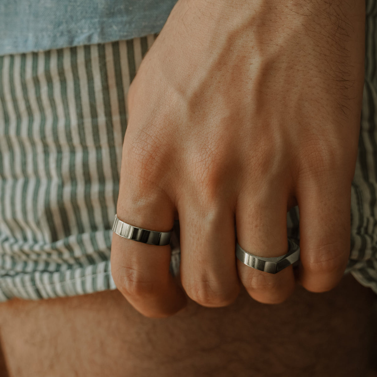 Bague Essentielle — Argentée — vue 2