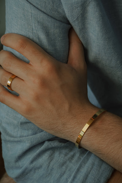 Bague Essentielle — Dorée — vue 2