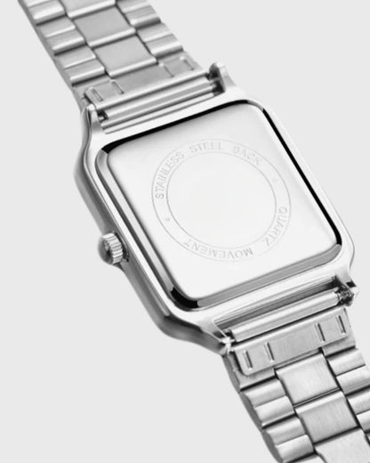 Montre Signature — Argenté & Noir — vue 2